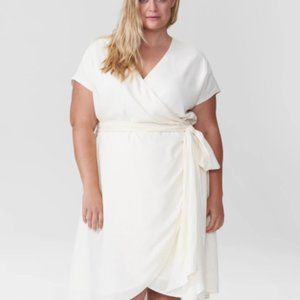 Universal Standard Eggshell Linen Dress